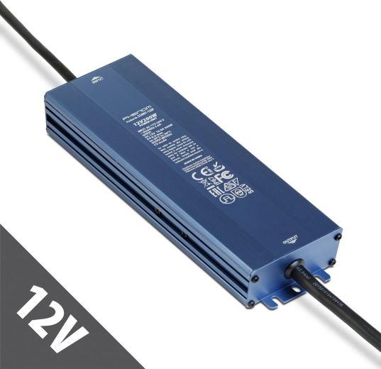 Stabilizuotas impulsinis maitinimo šaltinis 12 V DC 200 W IP67