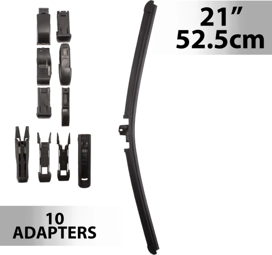 Valytuvas Carguard 21" / 52,5 cm su 10 adapterių