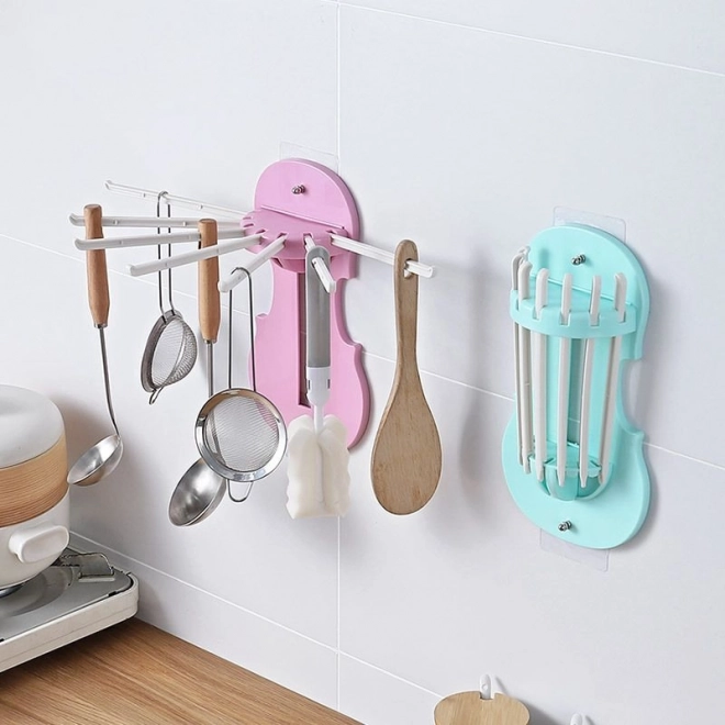 Hook for hanging kitchen accessories - pink