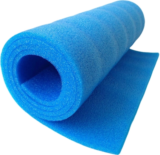 Acra aerobikos kilimėlis 8 mm 90 × 50 cm mėlynas – 1 vnt.