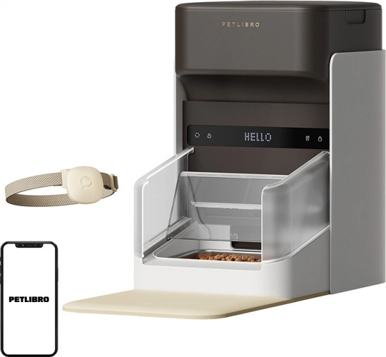 Išmanus naminių augintinių pašaro dozatorius su RFID „Petlibro“, 3 litrai