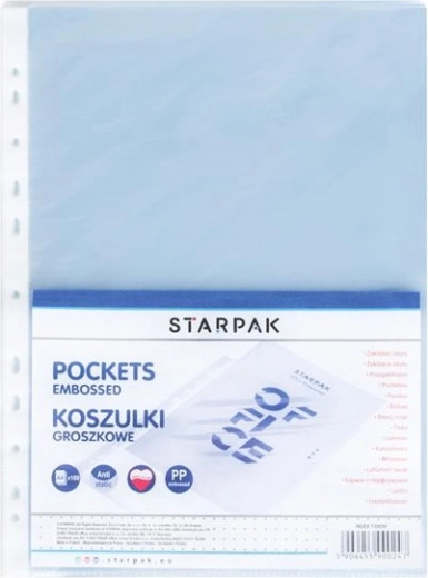 Euro įmautė dokumentams A4, matinis plastikas, 100 vnt.