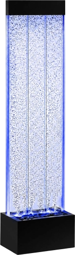 Laisvai pastatoma burbulinė vandens siena LED RGB 150 × 39 × 26 cm