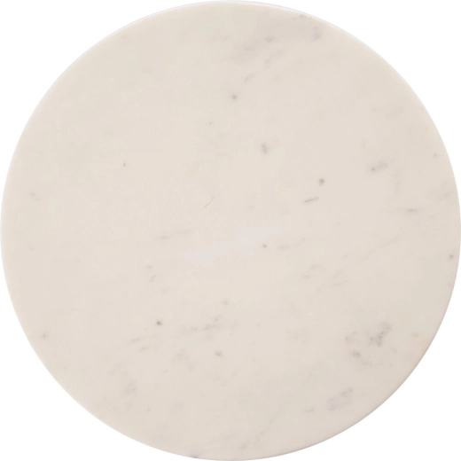 Marble-look trivet 24 cm – light grey