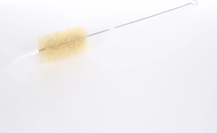 Bottle brush made of natural light bristles 1 L