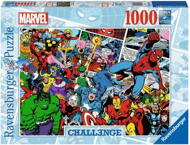 Ravensburger dėlionių iššūkis Marvel 1000 detalių