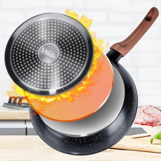 Indukcinis dugnas ir tolygus šilumos paskirstymas