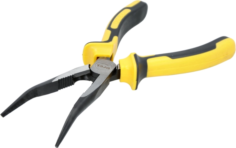 Precise bent jaws for confined spaces