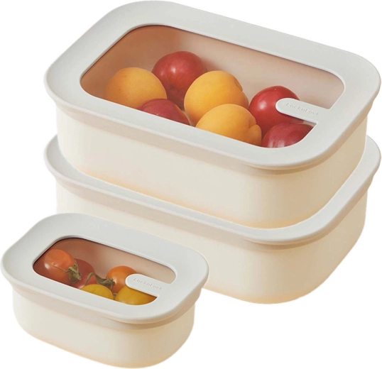 Maisto indeliai LocknLock Dual Nesting, 3 vnt. rinkinys
