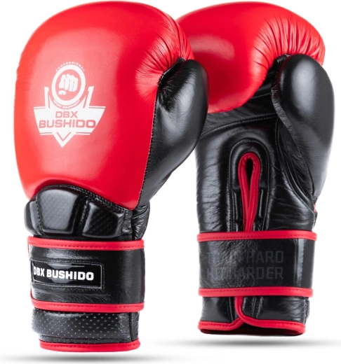 Bokso pirštinės DBX BUSHIDO Warrior – Raudona