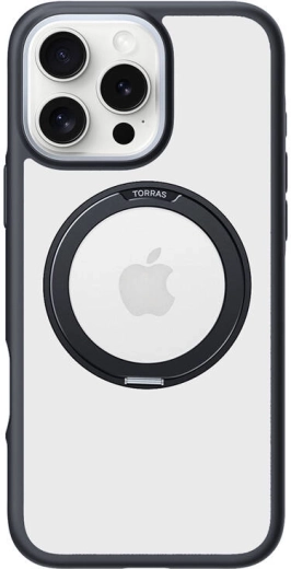 Torras Ostand R Fusion case for iPhone 16 Pro, black