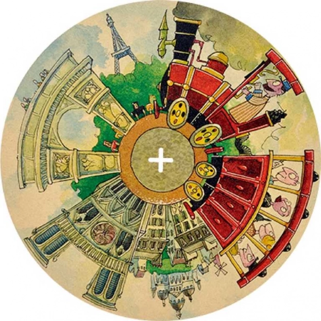 Judantis medinis modelis ARToy City – aplink pasaulį: Paryžius