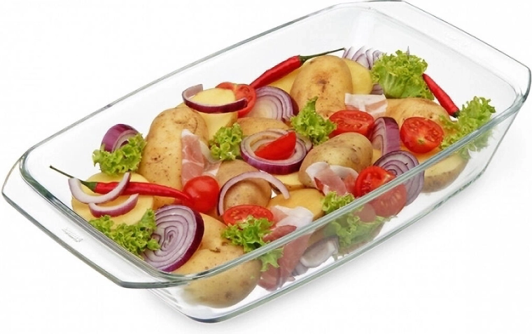 Stačiakampis stiklinis kepimo indas 1,5 l SIMAX
