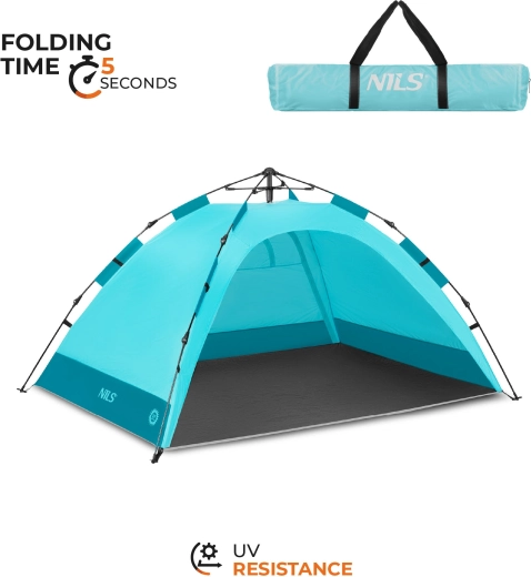 Nils pop-up beach tent NC4802 blue
