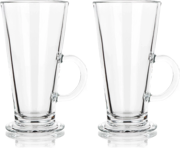 Stikliniai latte puodeliai 270 ml TANGER, 2 vnt. rinkinys
