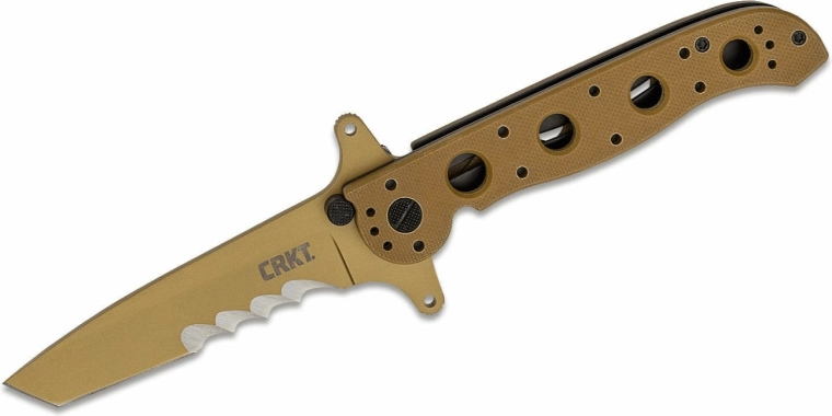 Taktinis kišeninis peilis CRKT M16-13DSFG Special Forces Desert Tanto, 9 cm, smėlio rudas G10