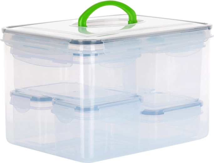 Large portable box with handle