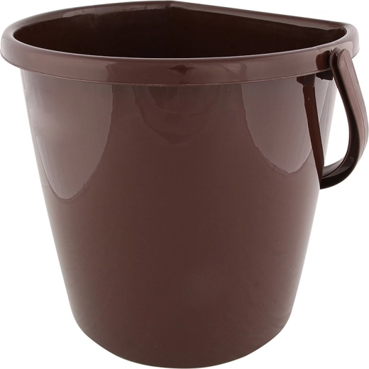 Wall-Fitting Bucket 11 L Brown