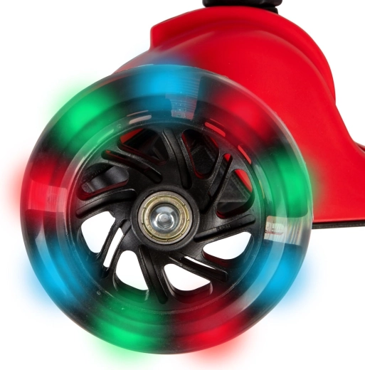 Glowing LED wheels for a more fun ride