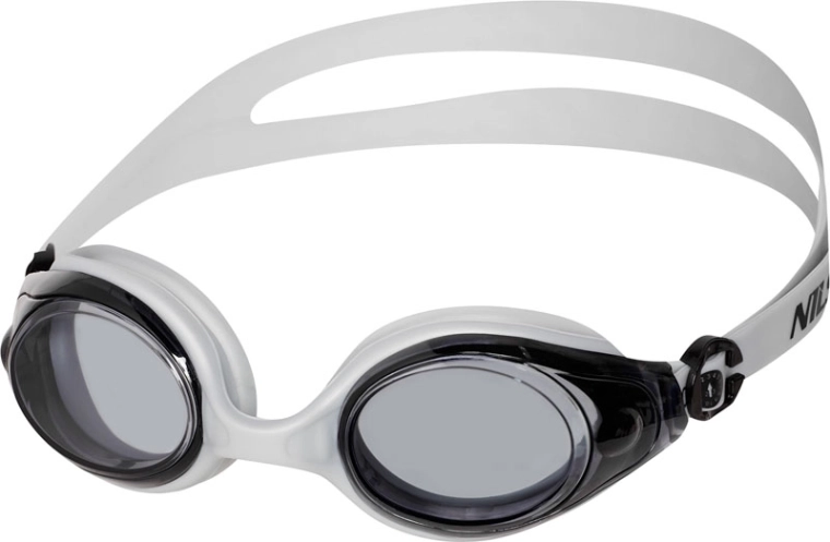 Plaukimo akiniai NILS Aqua su Anti‑Fog danga, pilki