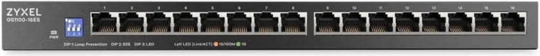 16× gigabit port for high throughput