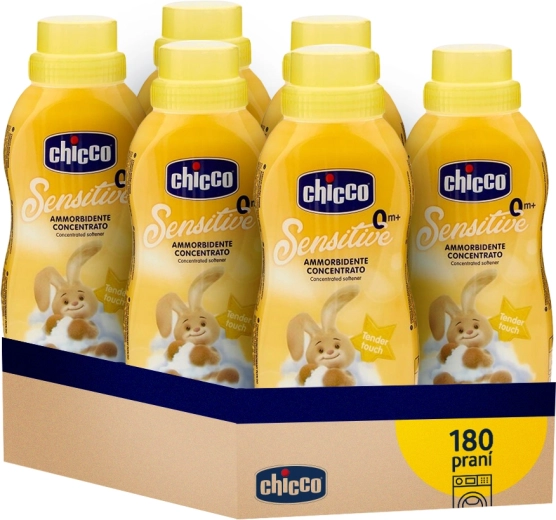 Koncentruotas audinių minkštiklis Chicco Baby Sensitive „Švelnus prisilietimas“ 750 ml