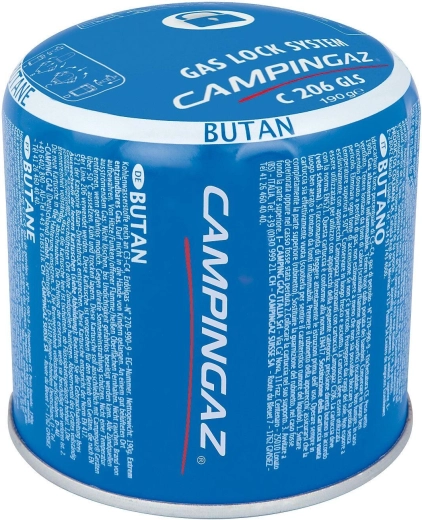 Dujų kasetė Campingaz C206 GLS su saugos vožtuvu Gas Lock