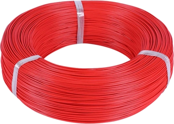 Silikoninis maitinimo laidas MSP 24AWG 0,2 mm² 1 m raudonas