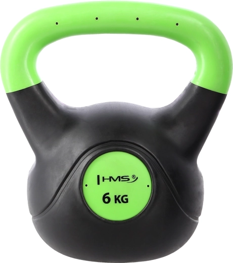 Kompozitinis kettlebell HMS Vin-Bell 6 kg žalias