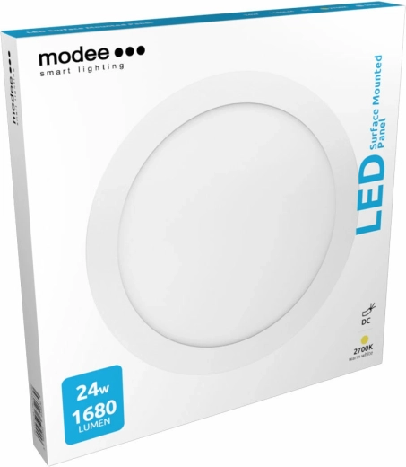 Modee LED lubų panelė 24 W, 1650 lm, 300 mm, šilta balta