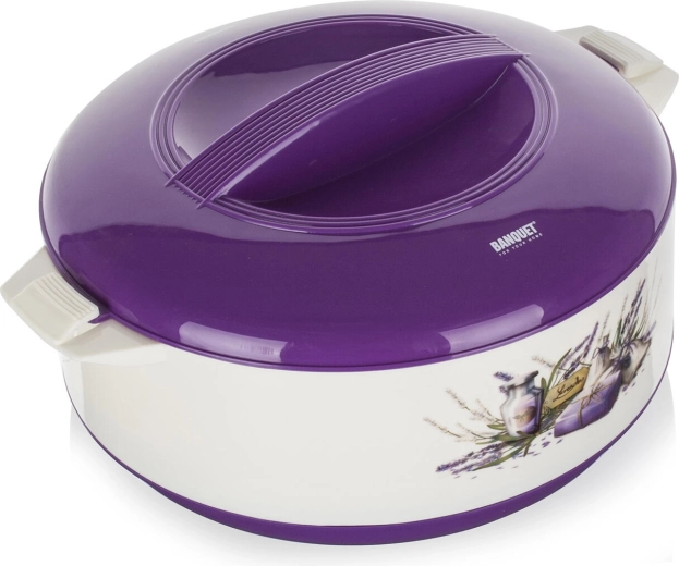Thermal bowl with stainless steel insert LAVENDER 2.5 l