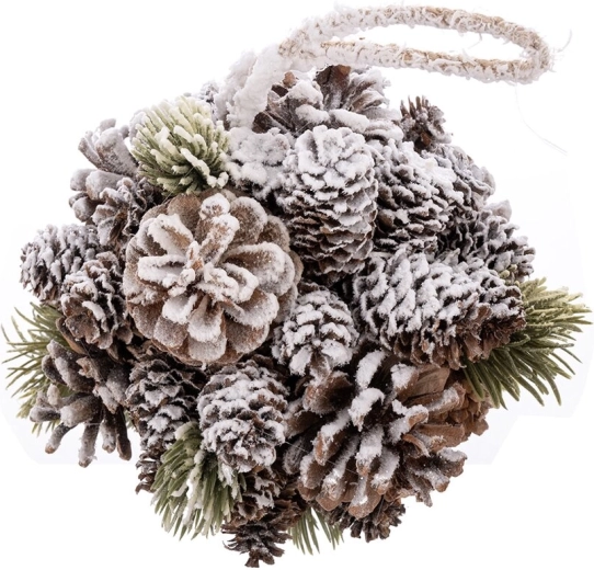 Snow-dusted look for winter decor