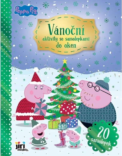 Christmas Activity Book with Static Window Stickers – Peppa Pig