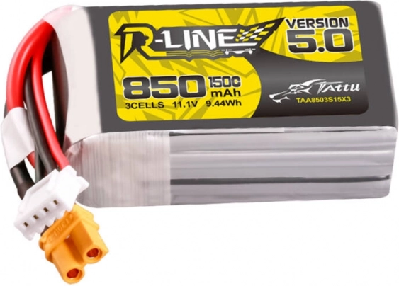 Tattu R-Line ličio polimero baterija 850mAh 3S 11.1V 150C