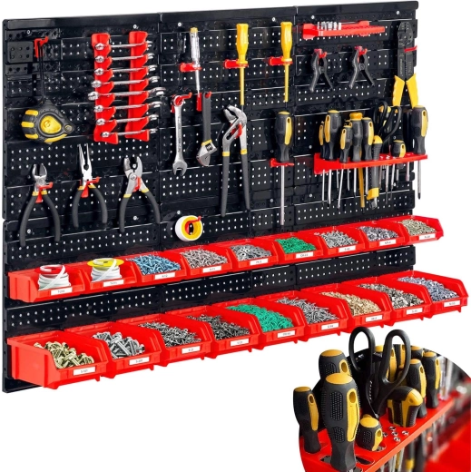 Wall-mounted workshop tool board 96 × 76 cm HUMBERG