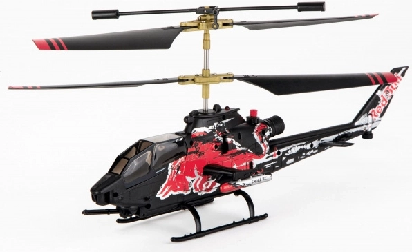 RC sraigtasparnis Red Bull Cobra TAH-1F 26 cm su 2.4 GHz ir LED