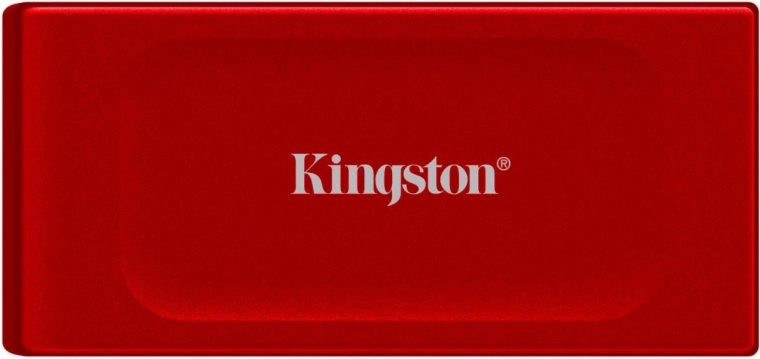 External SSD Kingston XS1000 1 TB USB 3.2 Gen 2, red