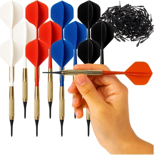 Set of darts for electronic boards 12 pcs with spare tips TRIZAND