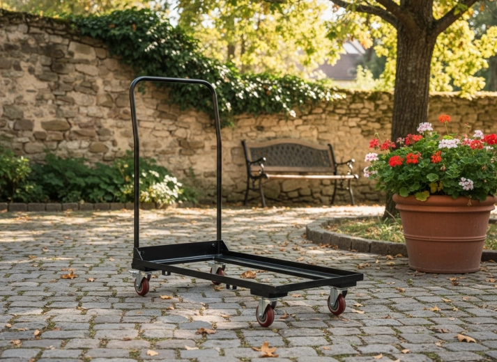 Stable platform for safe chair storage