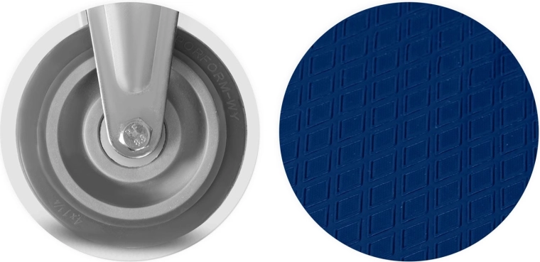 Non-slip platform and protective edge