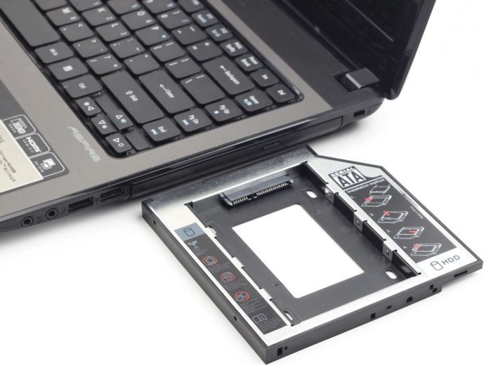 HDD adapterio rėmelis 5,25'' į 2,5'' Slim