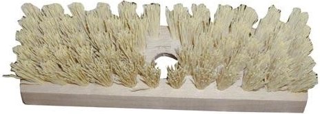 Grindų šepetys kotui 22 × 7 cm, medinis su PP šeriais