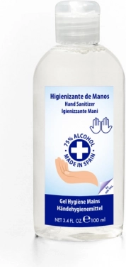 Antibacterial hand gel with alcohol 100 ml