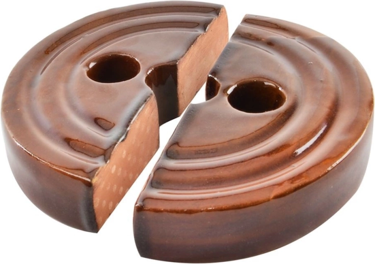 Two-piece weight for easy handling