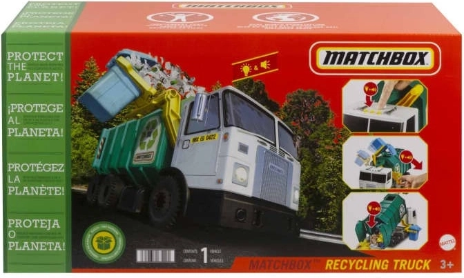 Matchbox perdirbimo sunkvežimis su efektais (38 cm)