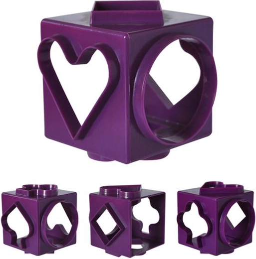 Plastic cookie cutters TORO – 6-in-1 Cube