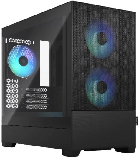 Computer Case Pop Mini Air RGB Black TG Transparent