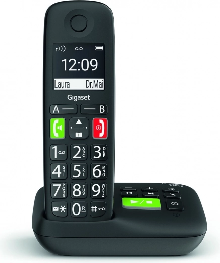 Gigaset E290A belaidis telefonas su atsakikliu