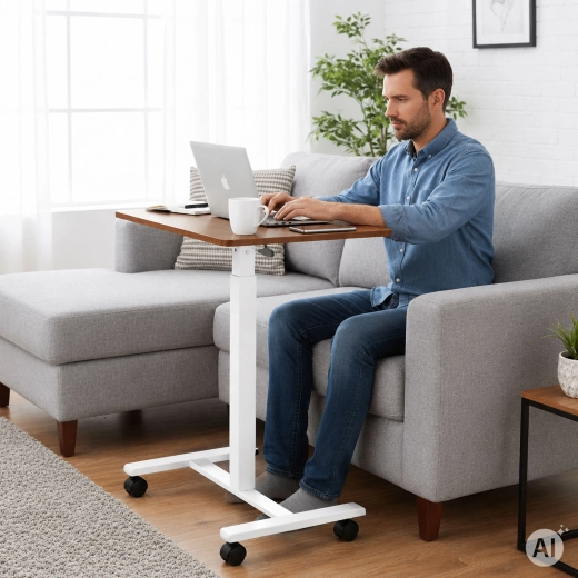 Mobile frame with lockable wheels