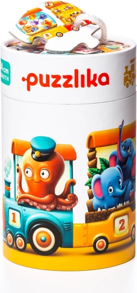 Puzzlika Train – educational puzzle 20 pieces, 94 cm